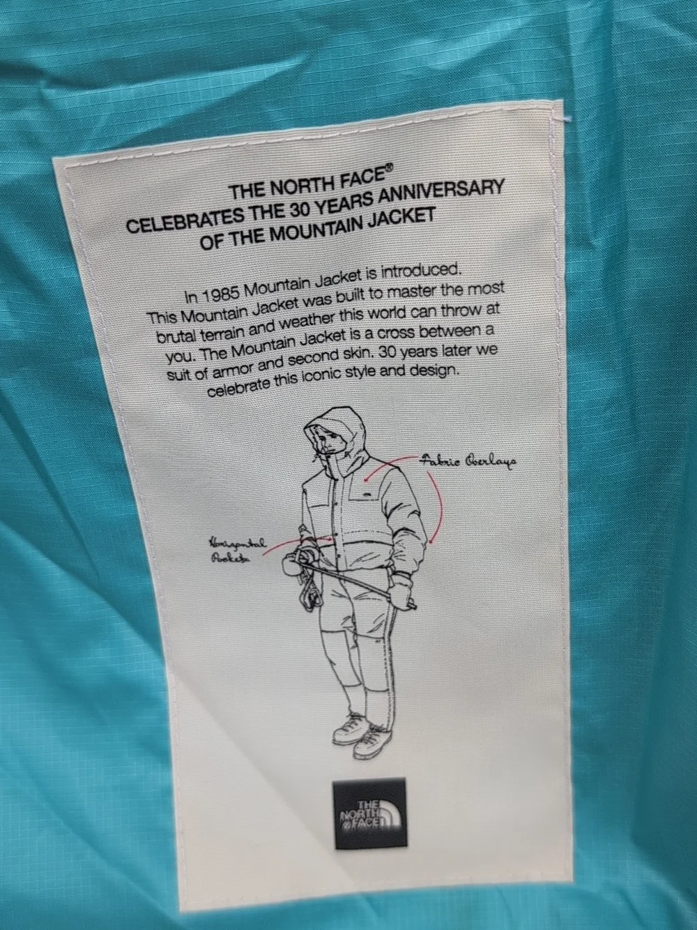 The North Face colors blue
